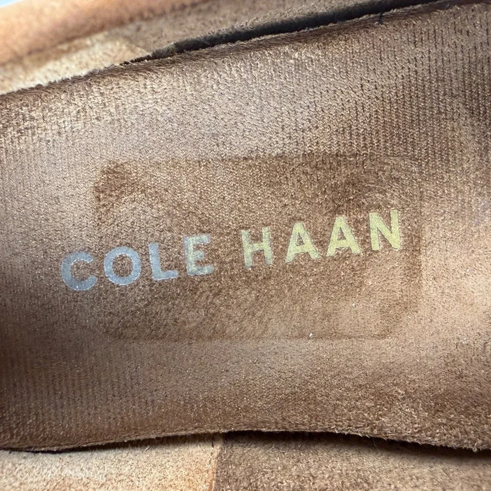 Cole Haan Mens Gunnison Driver C30966 British Tan Leather Penny Loafers 9.5M